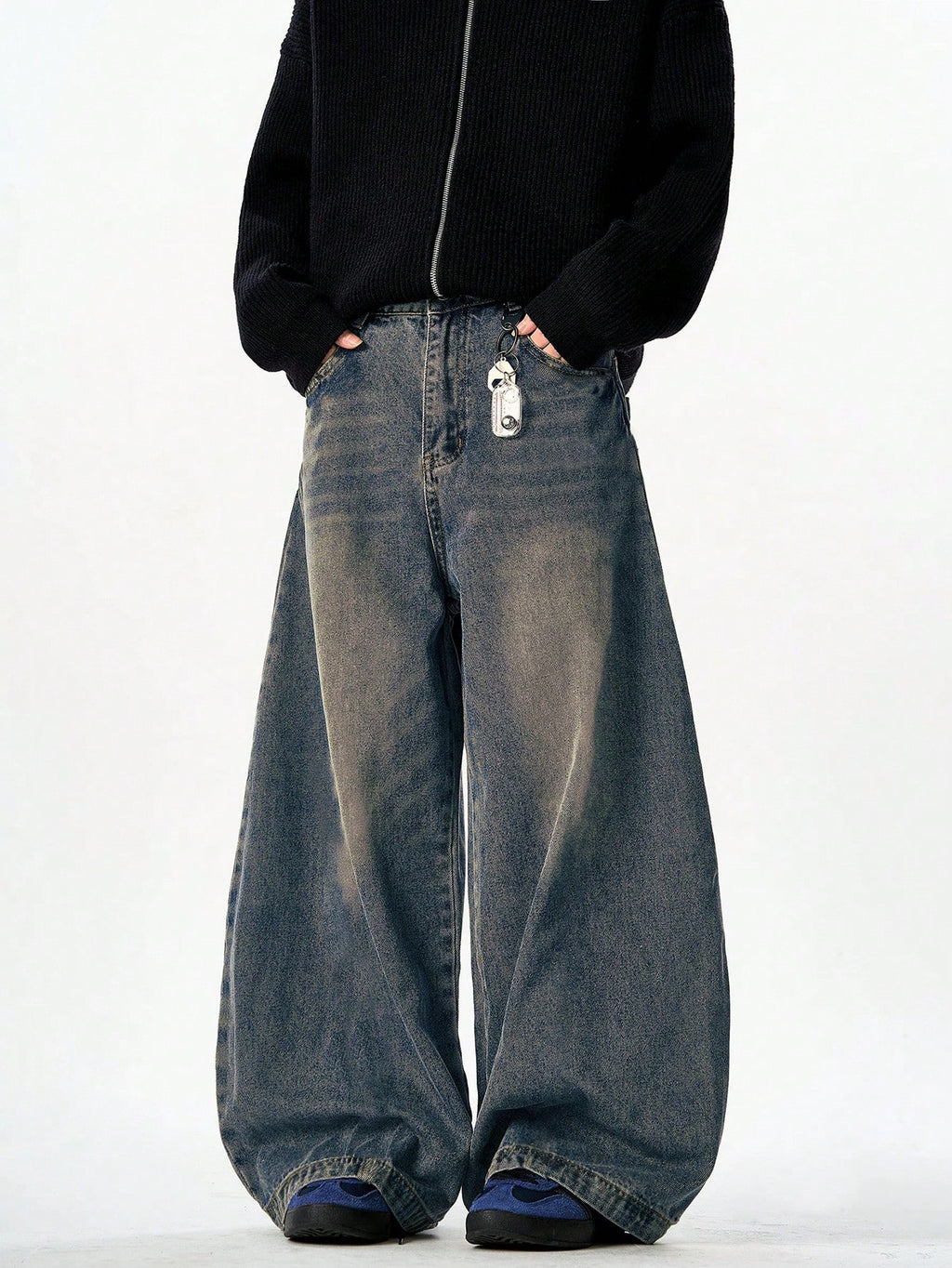 Antique Blue Baggy Japan Fit Jeans