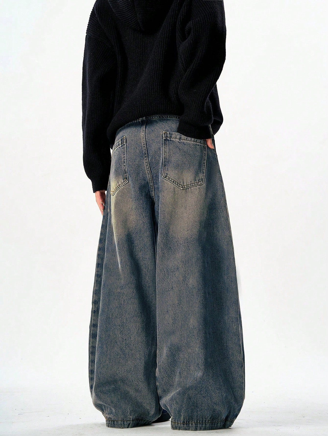Antique Blue Baggy Japan Fit Jeans