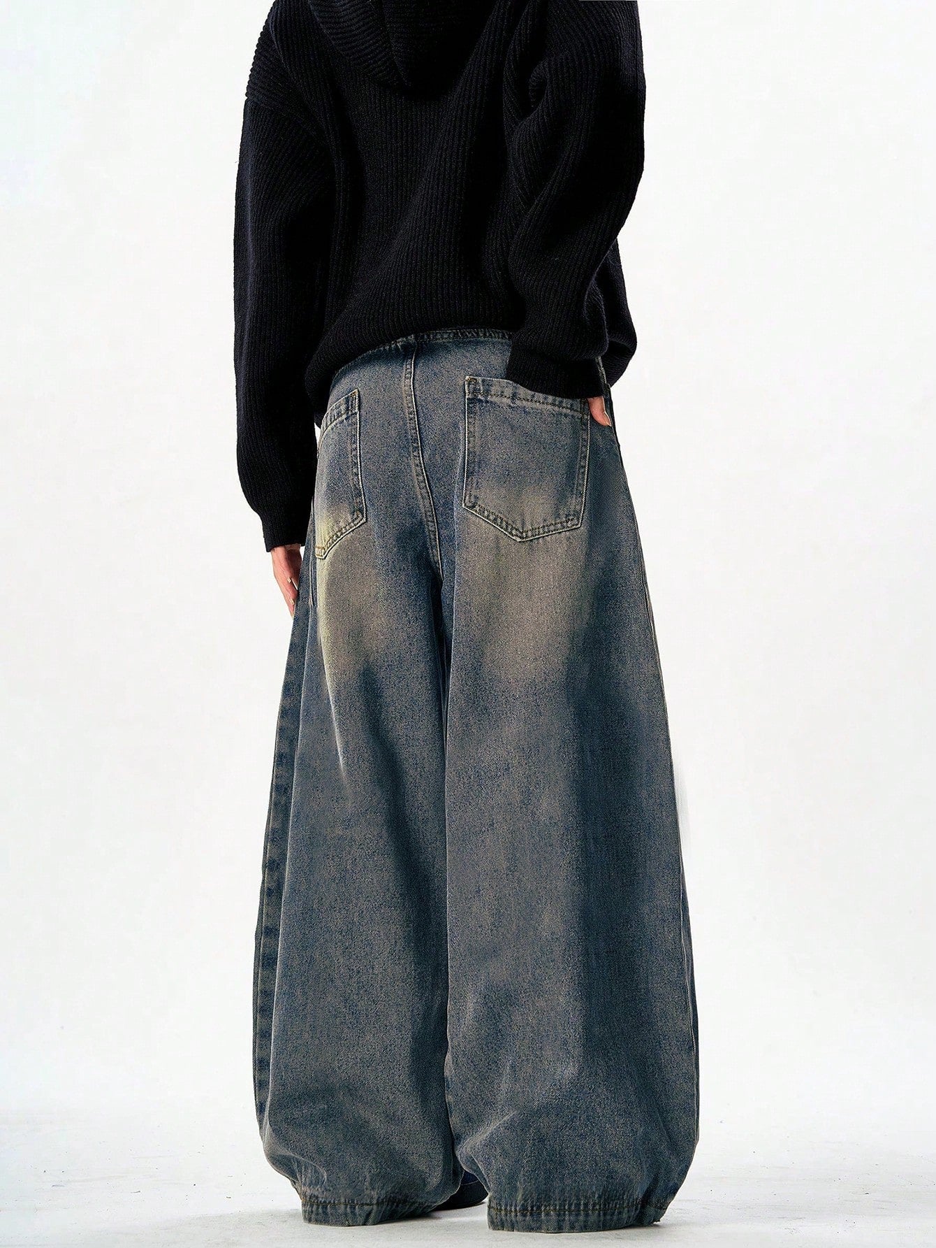 Antique Blue Baggy Japan Fit Jeans
