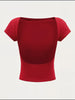Scoop Back Fitted Top
