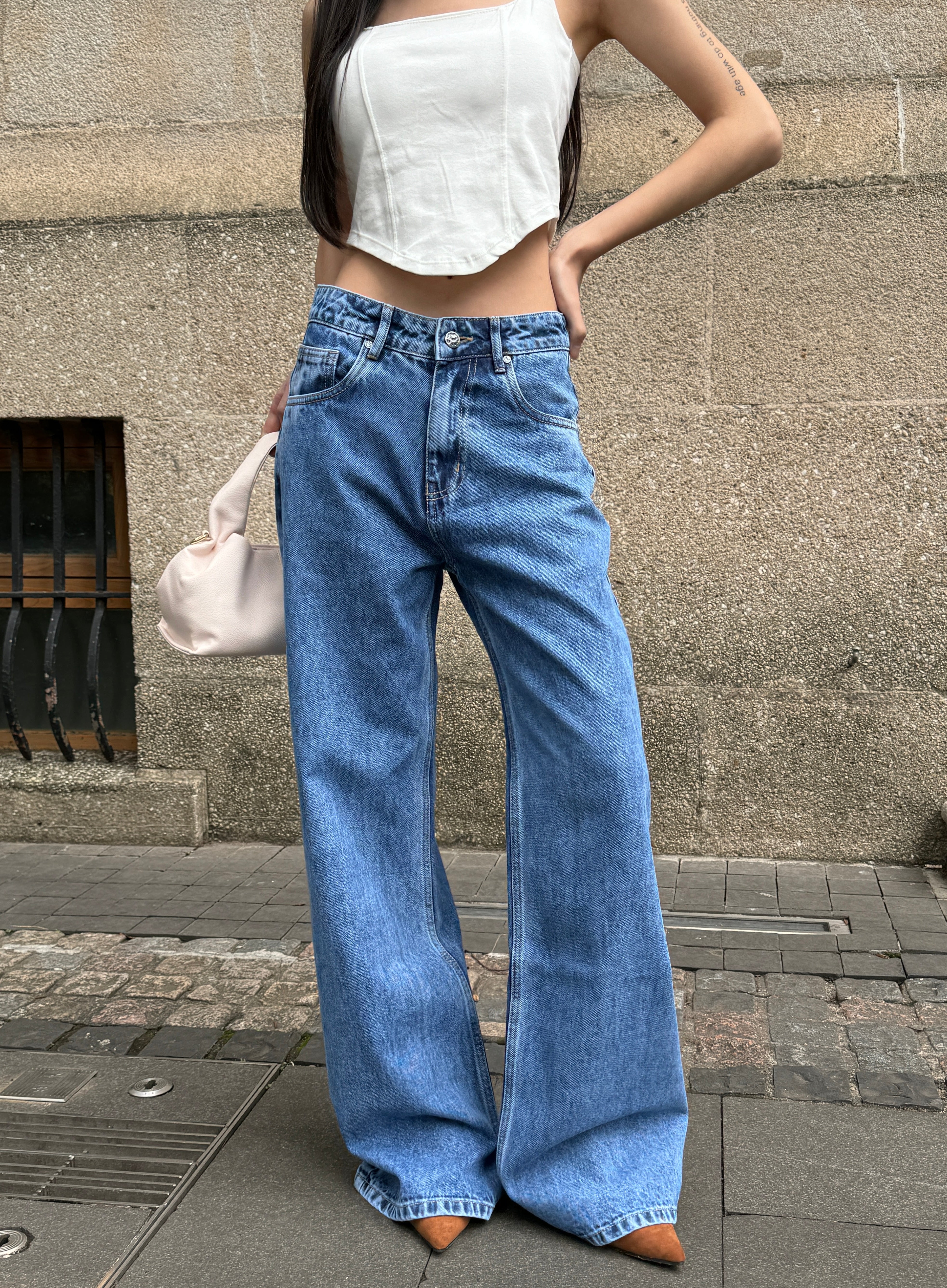 Oh So Vintage Wide Leg Jeans – Offduty India