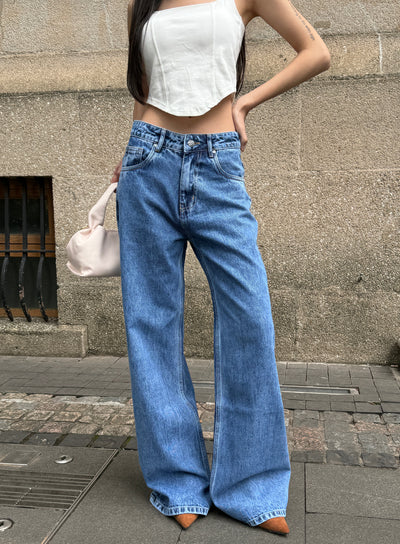 Oh So Vintage Wide Leg Jeans