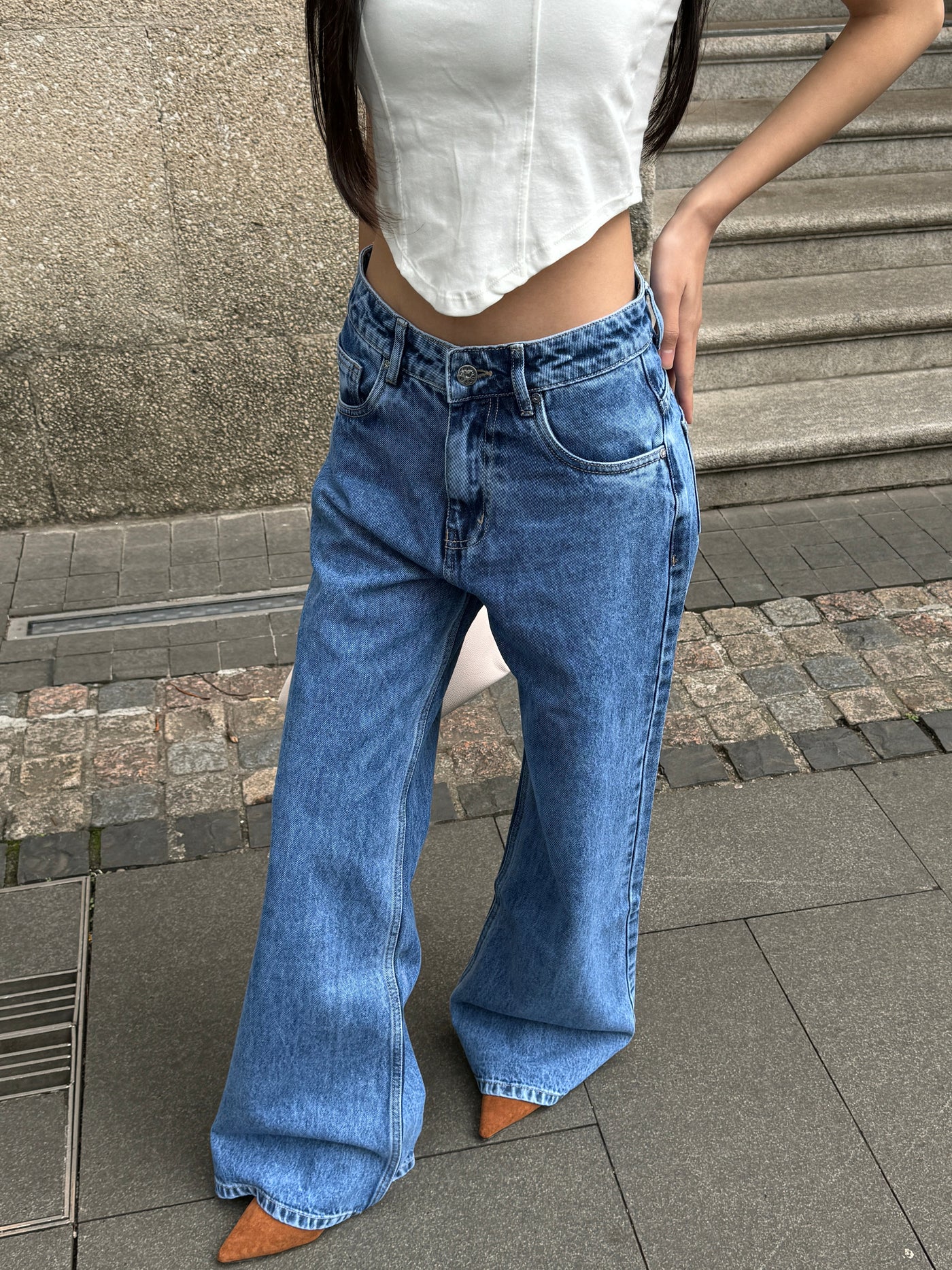 Oh So Vintage Wide Leg Jeans