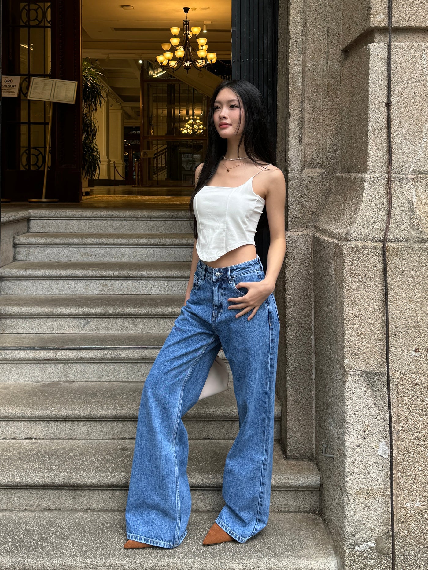 Oh So Vintage Wide Leg Jeans