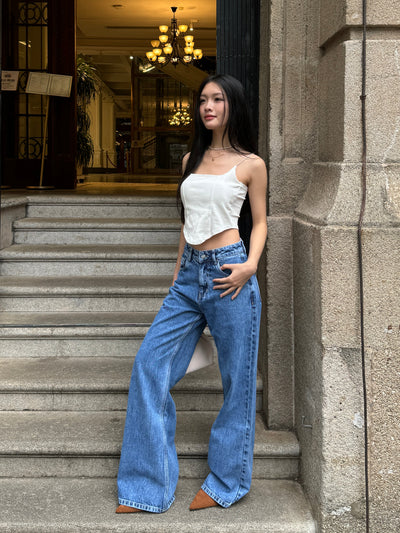Oh So Vintage Wide Leg Jeans