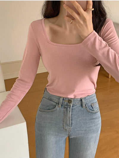 Daily Passion Square Neck Sleeve Top