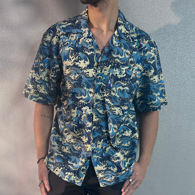 Ocean Wave Dynasty Structured Shirt