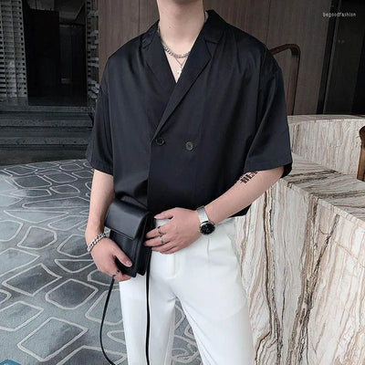 Hanbok double buttoned men shirt