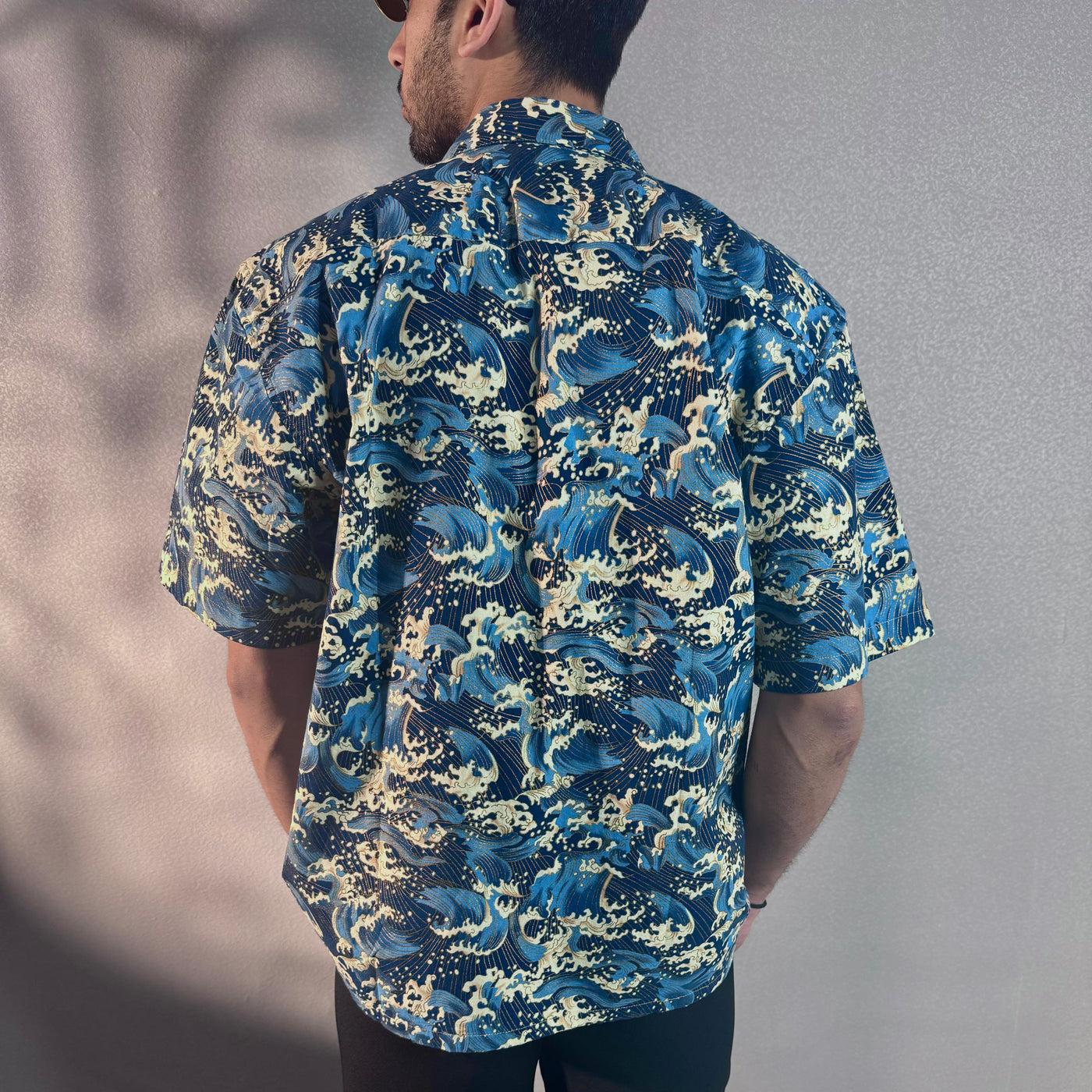 Ocean Wave Dynasty Structured Shirt