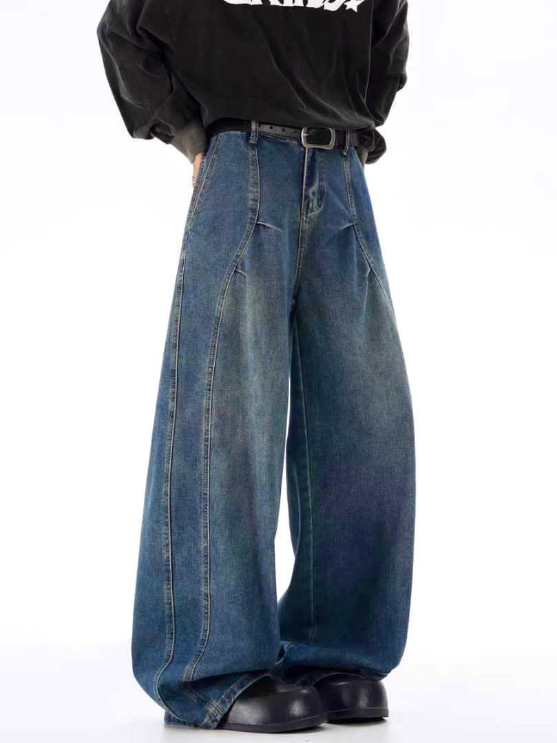 Blue Fracture Japan Baggy Jeans – Offduty India