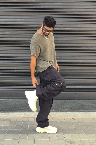 Hype Flap Pocket Straight Fit Cargo Trouser