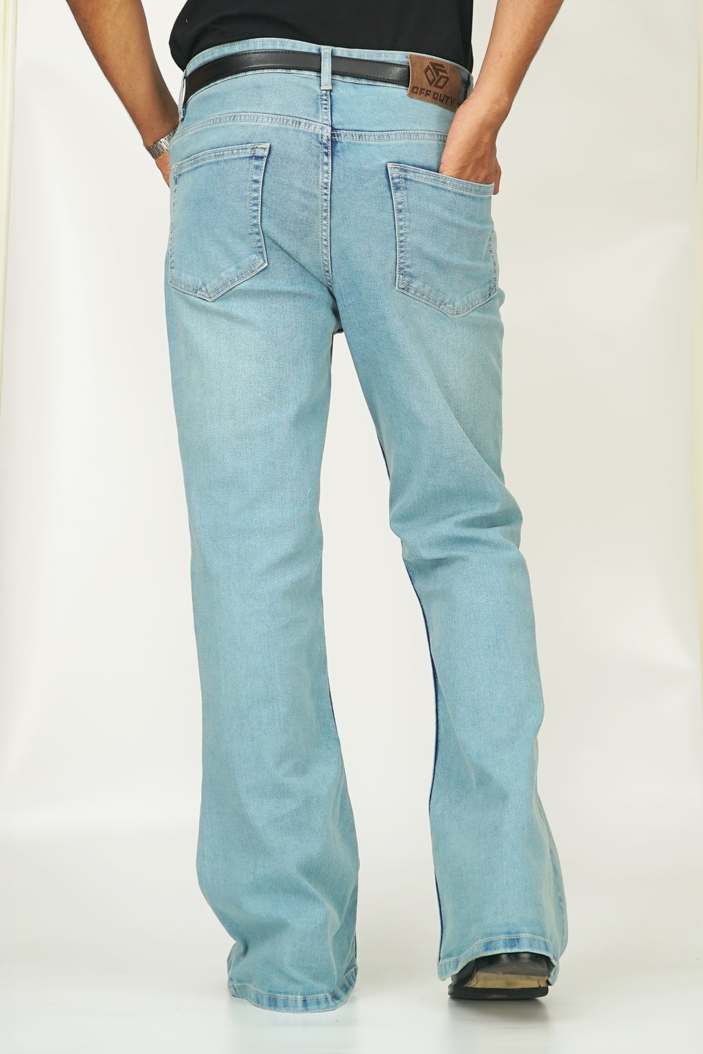 Classic Mist Blue Bootcut Jeans