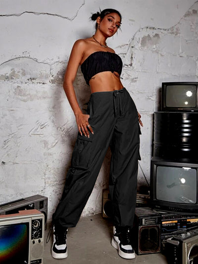 Baggy Parachute Pants – Offduty India