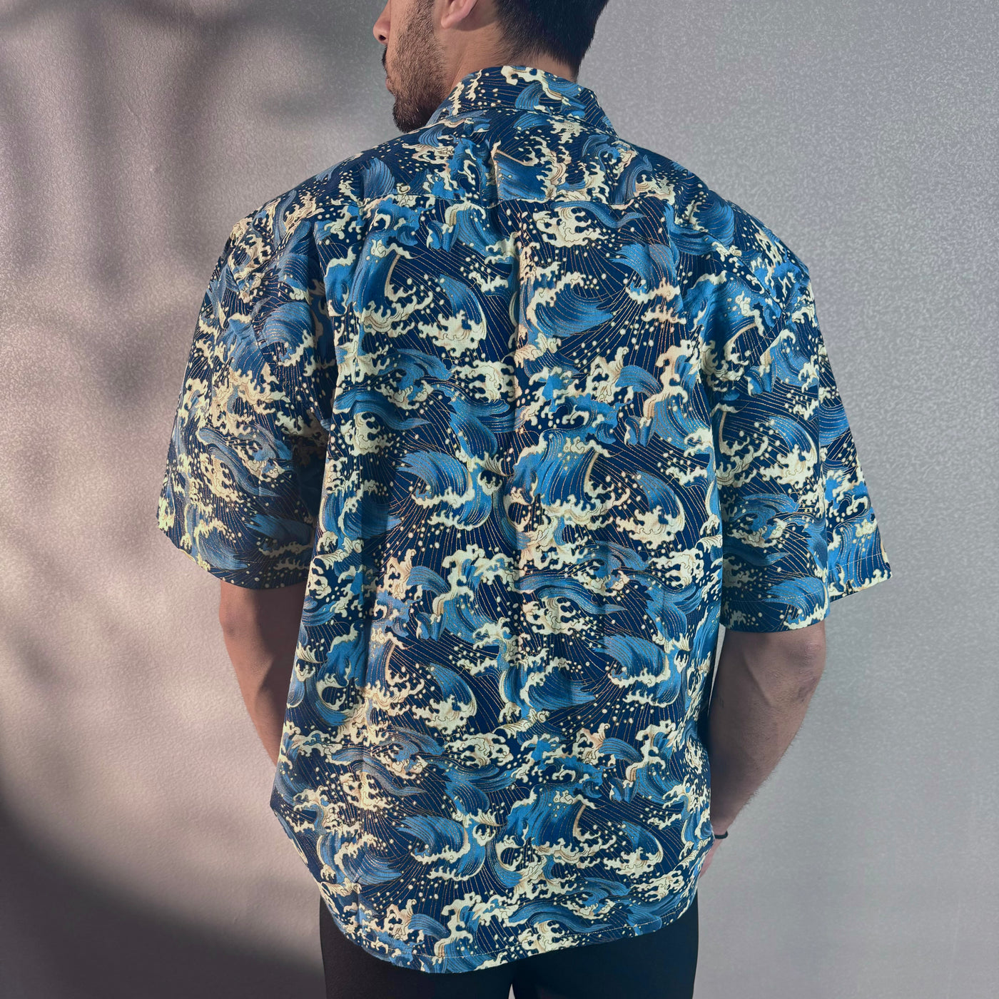 Ocean Wave Dynasty Structured Shirt