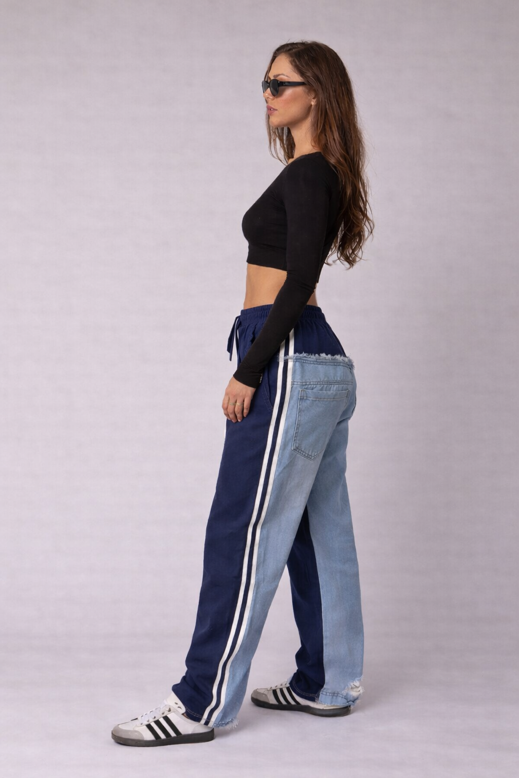 Dual Personality Denim Joggers