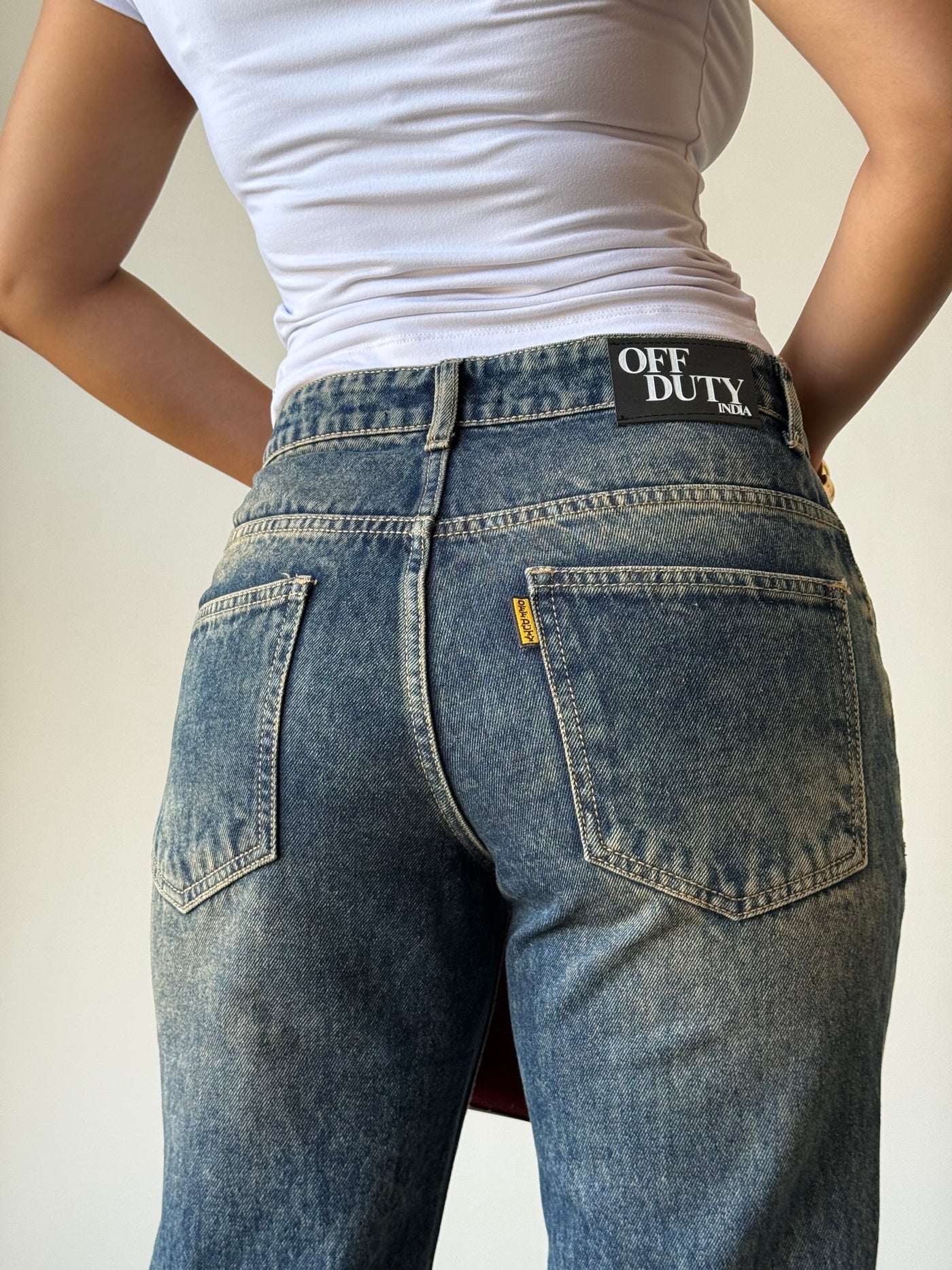 Retro Old School Flare Bootleg Jeans