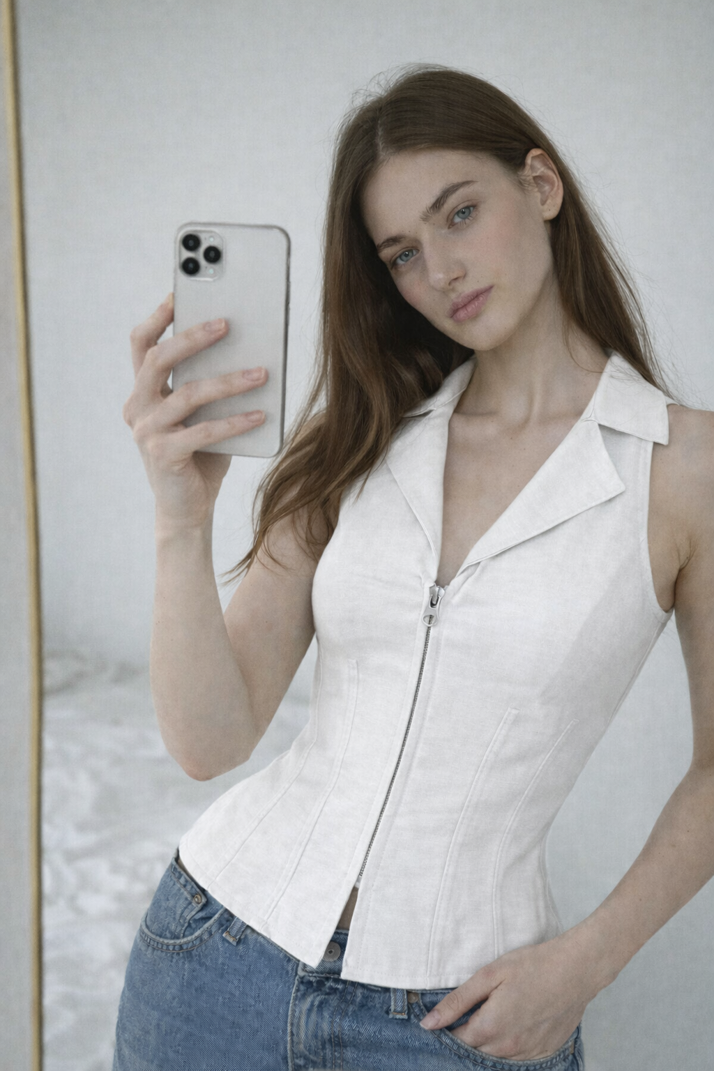 Zip Fit Halter Top