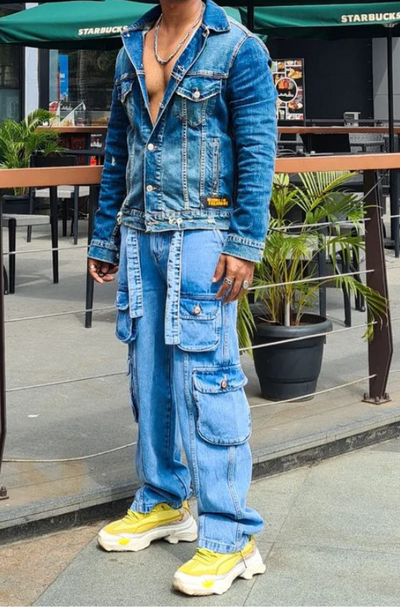 Rustic Blue Street Baggy Jeans