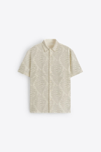 Neutral Leaf Short sleeves shirt