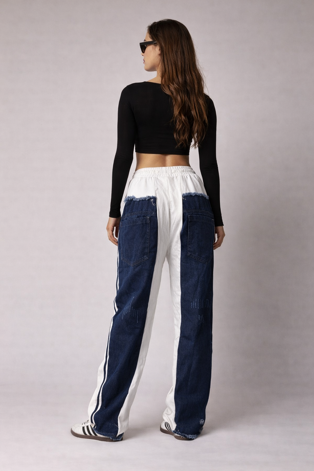 Dual Personality Denim Joggers