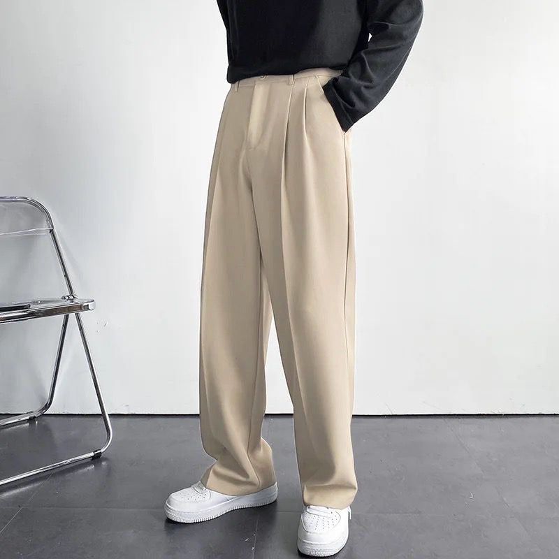 Korean Baggy Loose Fit Pants For Men Offduty India Korean Baggy Loose Fit Pants For Men Offduty India