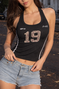 Team 19 Racer Halter Top