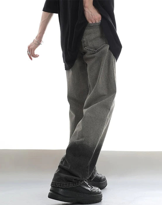 パンツ PERSONSOUL WASHING GRADIENT DENIM JEANS Personsoul Washing Gradient Denim Jeans - personsoul