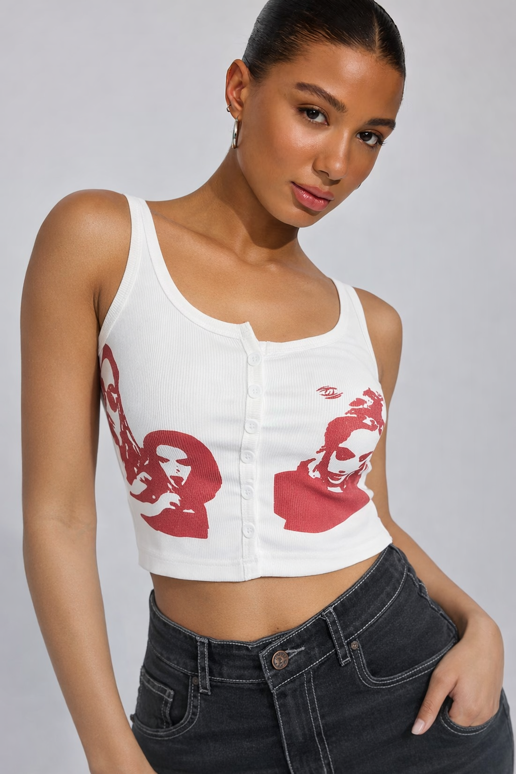 Art Form Button Up Top