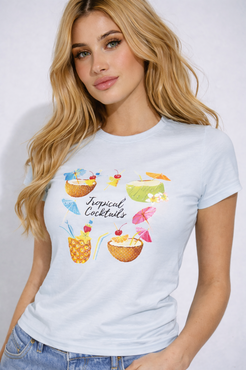 Tropical Baby Tee