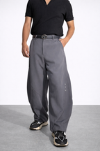 Bound Barrel Fit Rivet Pants