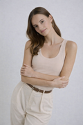 Basic Padded Sleeveless Top