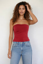 Basic Strapless Tube Top