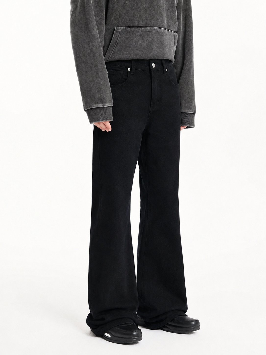 Dark Matter Black Bootcut Jeans