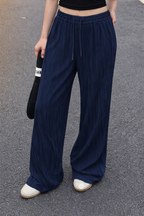 Surface Wave Texture Baggy Joggers
