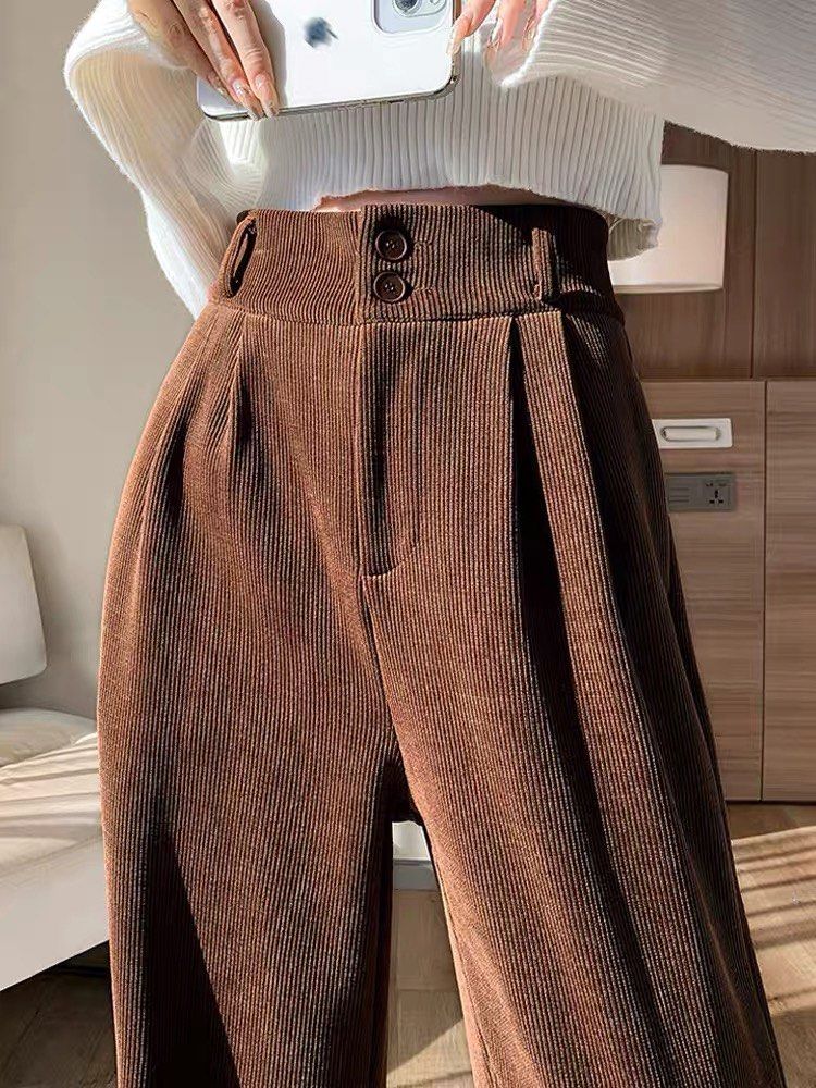 Premium Korean Baggy Corduroy Pants