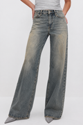 Fade Dusk Blue Wide Leg Jeans