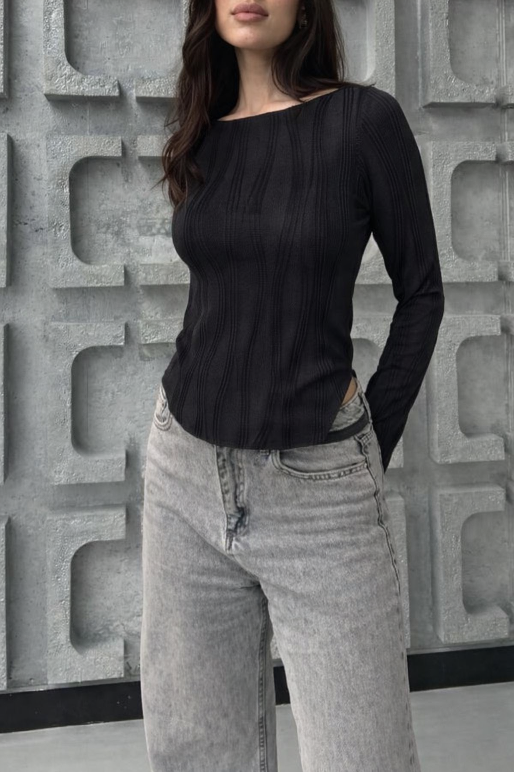 Wavy Aura Full Sleeve Top