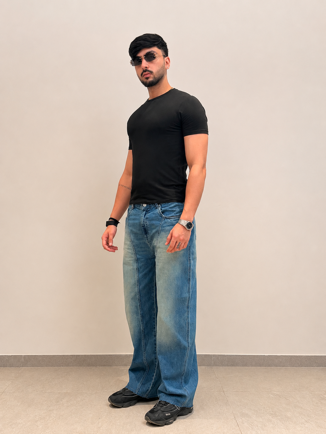 Heavy Collapse Edge Japan Baggy Jeans