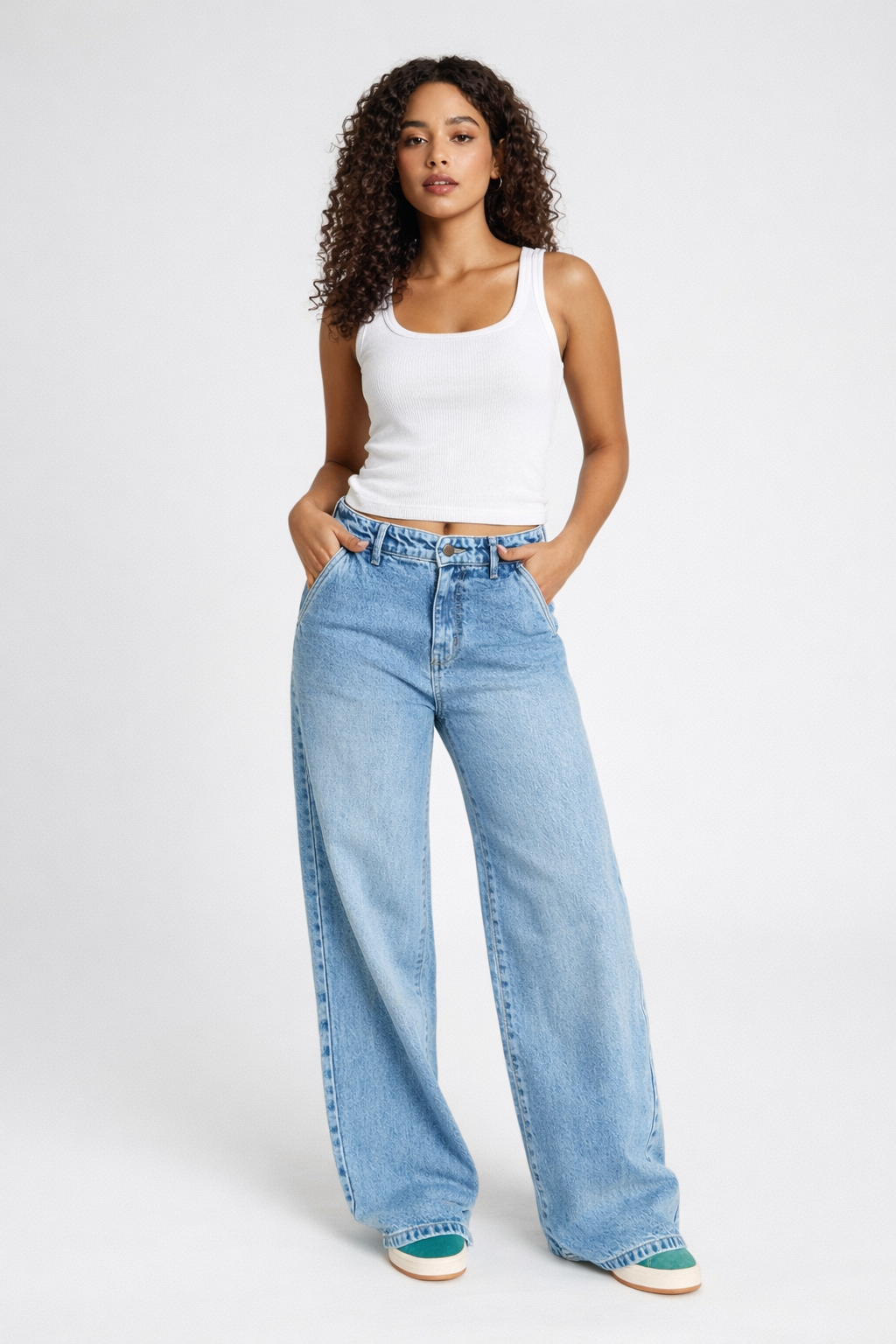 Insta Glam Wide Leg Jeans