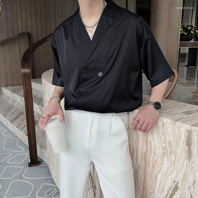 Hanbok double buttoned men shirt