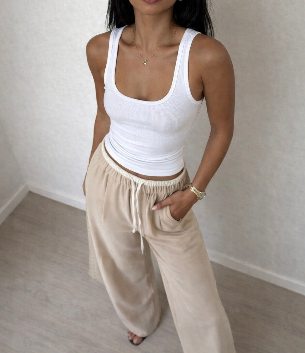 Pleated Pulse Boxer Pants