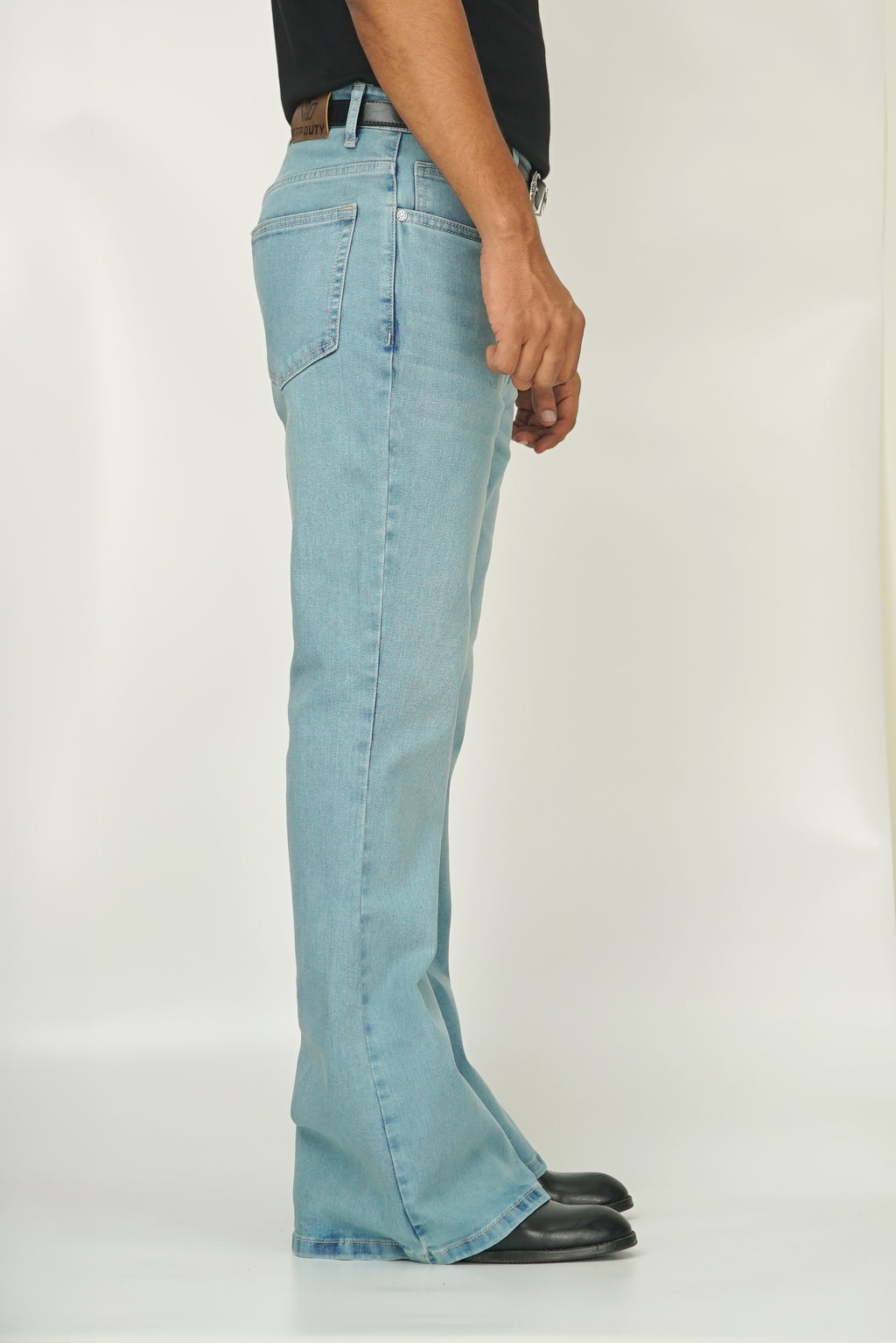 Classic Mist Blue Bootcut Jeans