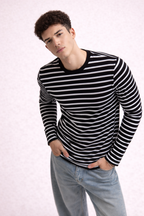 Stripe Mode Long Sleeve Tshirt