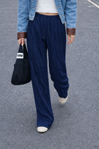 Surface Wave Texture Baggy Joggers