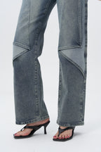 Reform Cut Structured Straight Jeans