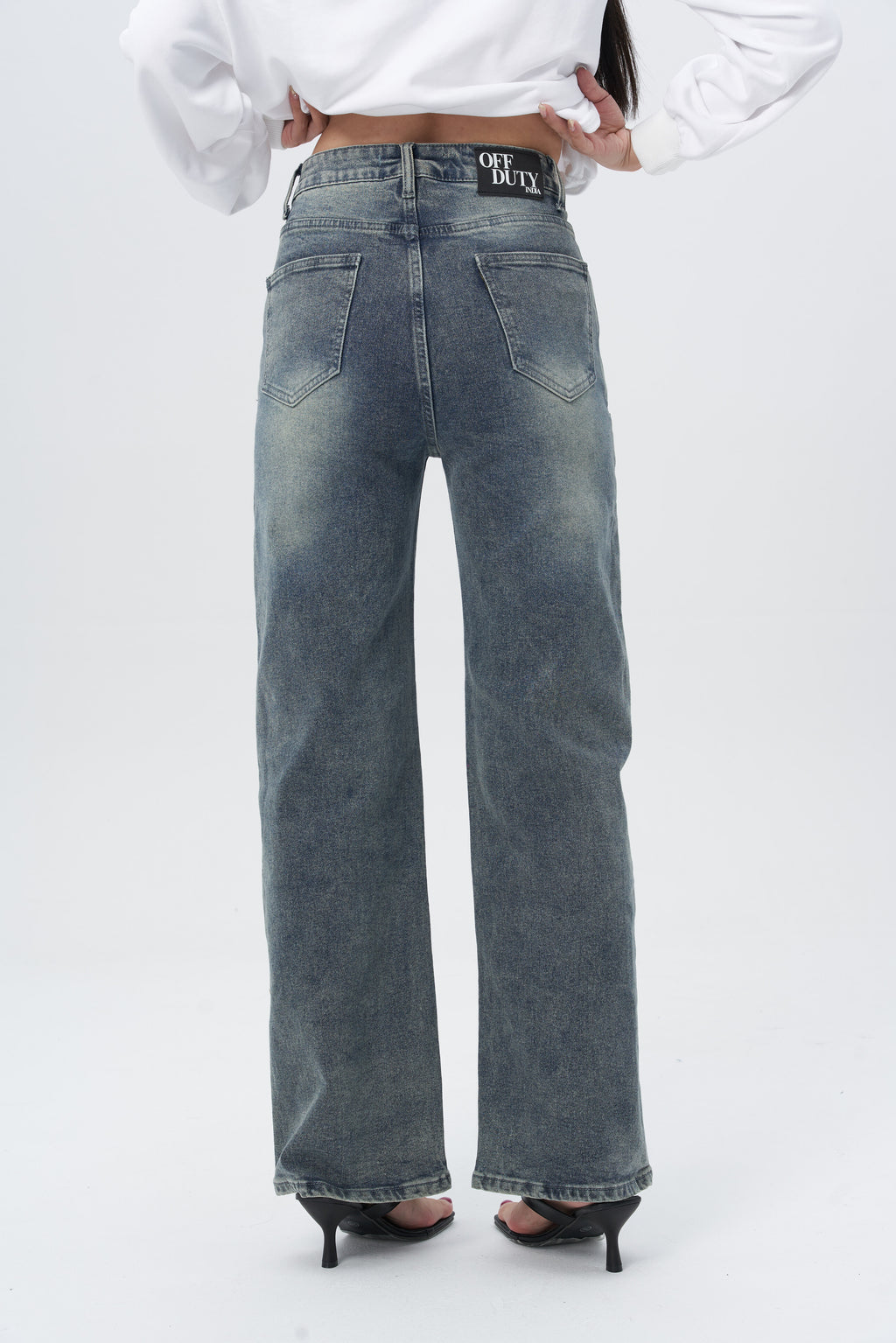Reform Cut Structured Straight Jeans