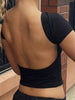 Scoop Back Fitted Top