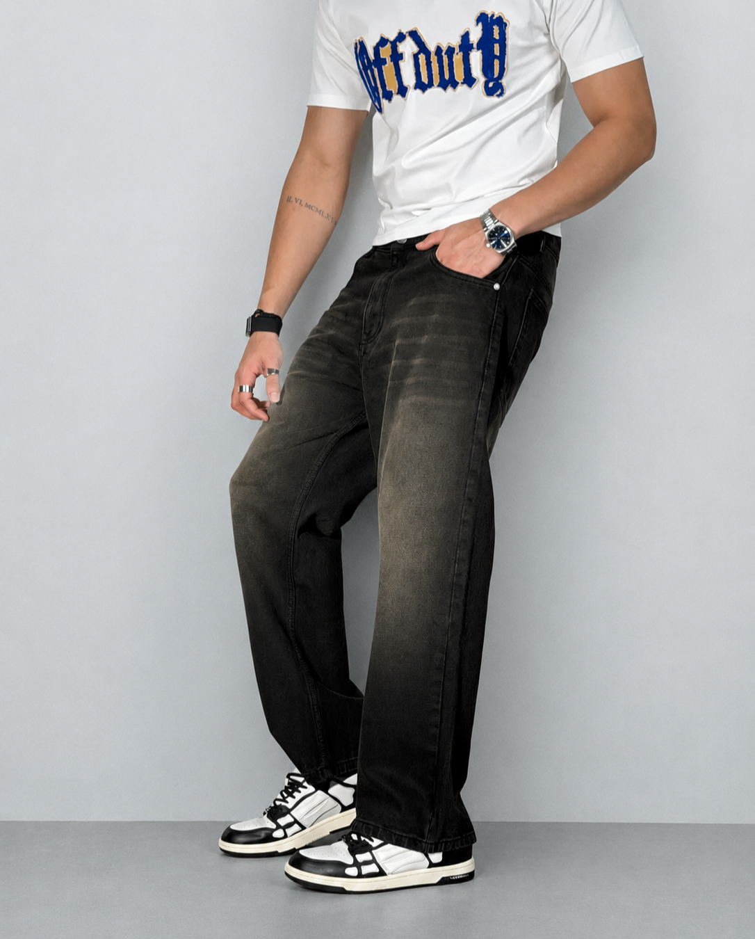 Copper Echo Baggy Fit Jeans