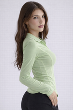 Princess Seam Collared Top