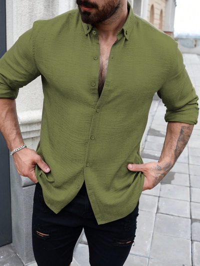 Super Soft Linen Long Sleeve Shirt